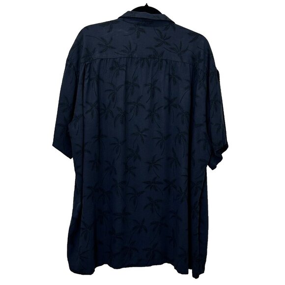 Two Palms Vintage Hawaiian Button Down Shirt Mens 2XL 100% Rayon Lightweight - Picture 2 of 6